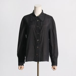 Korean version of gentle style 2025 new single-breasted shirt small fringed skirt high-end fashion suit – Image 4
