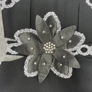 European and American cross-border bandages, new women's clothing, stand-up collar, light luxury nail diamond, hollow flower temperament, elegant bandage dress, long skirt – Image 5