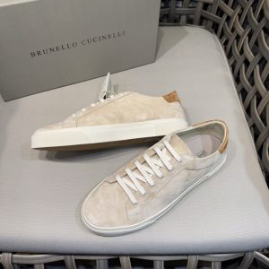 BC new men's board shoes solid color lace-up frosted cowhide trend men's shoes low-top casual board shoes – Image 7