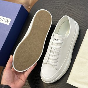 High-end versatile cowhide board shoes, casual simple taste, flat shoes, commuting mature temperament, men's shoes – Image 7