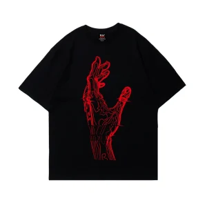 Trend House LIEF oversize High Street Trendy brand print short-sleeved T-shirt base layer – Image 3