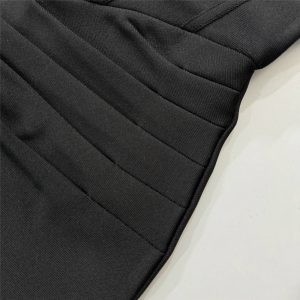 Summer New European and American Fashion One-Shoulder Bandage Dress Slim Sexy Hip Skirt Amazon Women's Clothing – Image 3