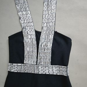 New haute couture women's bandage dresses AliExpress INS net infrared trade bandage dress evening dress – Image 4