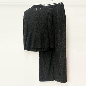 new European station celebrity catwalk temperament fashionable straight-leg pants slim two-piece set – Image 3