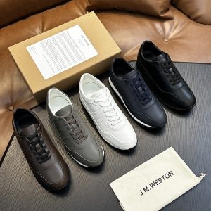 JW leather platform height men's casual shoes trendy brand W family men's Forrest Gump shoes – Image 4