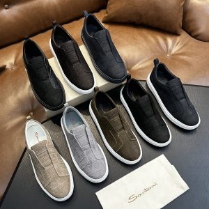 new embossed British style business leather shoes, men's leather shoes, fashion trendy casual sneakers – Image 3