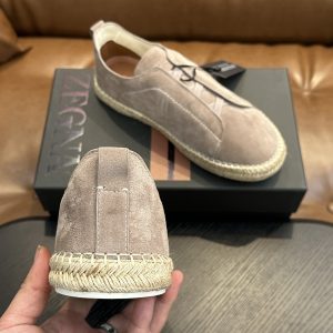 Johnny Loafers Men's Genuine Leather Breathable Fashion Brand Straw Hemp Rope Sole British Casual Sneakers Men's – Image 6