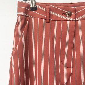 High-end striped suit women's 2025 new European and American celebrity catwalk temperament suit straight-leg pants slim two-piece set – Image 7