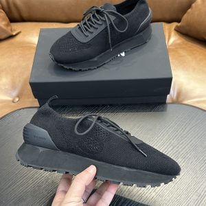 Balmain new sneakers, ultra-light casual shoes, comfortable and breathable, flying woven lightweight sneakers, running men's shoes – Image 4
