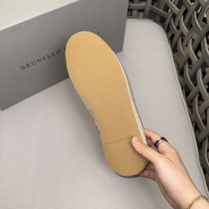 High-end European station men's loafers are versatile and breathable, and the bucket shoes are woven with a round toe and nubuck cowhide – Image 3