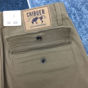 Heavy multi-pocket cargo straight slacks American vintage camouflage khaki trousers American spring and autumn trend men – Image 4