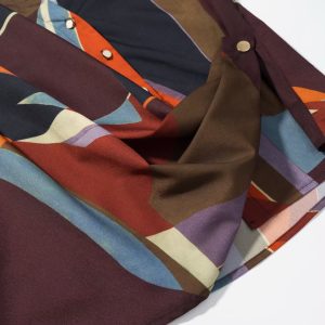 Homemade European and American Style New Women's Style Foreign Fashion Versatile Classic Printed Cardigan – Image 3