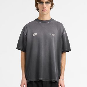 Represent Oasis Limited Edition Alphabet Slogan Print American High Street Men's and Women's Loose Short Sleeve T-Shirts – Image 4