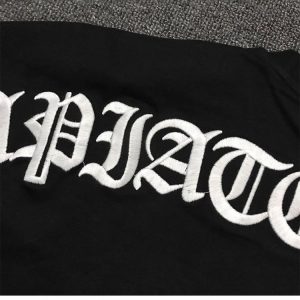 Three-dimensional embroidery letter cross T-shirt heavy industry short sleeve men's oversize – Image 3