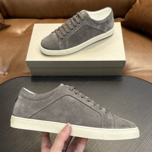 GIORGIO ARMA cross-border European station trendy brand new leather suede four-season men's shoes casual and versatile board shoes – Image 4