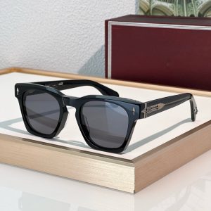 Cross-border Fashion Handmade Square Plate Sunglasses Men and Women Holiday Party Versatile Sunscreen Sunglasses JMM – Image 3