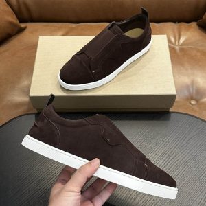 Christian Loubouti cross-border casual men's shoes are a pair of leather comfortable and versatile men's shoes – Image 3