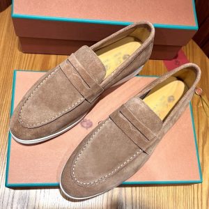 2026 British-style men's shoes, leather loafers, men's breathable leather shoes, beanie shoes, business commuter single shoes, versatile low-top – Image 3