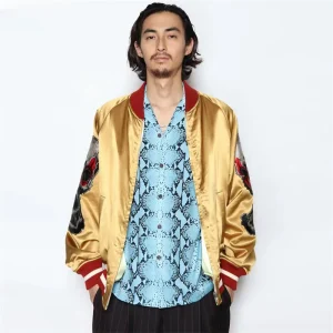 WACKO MARIA Kimura Takuya same style leopard snake print Hawaii seaside vacation men's and women's short-sleeved shirt tide – Image 4
