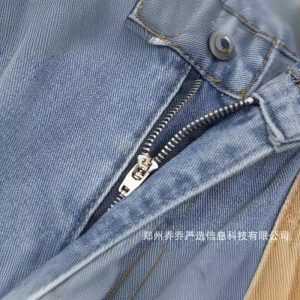 Cross-border REPRESENT New American sports high street trendy brand loose straight and versatile wide-leg casual jeans – Image 3