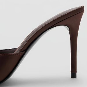Spain Foreign Trade 2026 Summer New Women's Shoes Sandals Pointed Toe Open Toe Sandals Back Air High Heels Stiletto Heels Women – Image 4