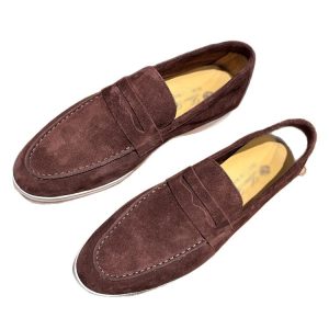 2026 British-style men's shoes, leather loafers, men's breathable leather shoes, beanie shoes, business commuter single shoes, versatile low-top – Image 5