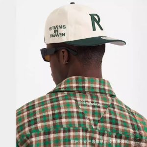 Cross-border new REPRESENT REP Simple and trendy comfortable retro casual versatile couple plaid shirt – Image 4