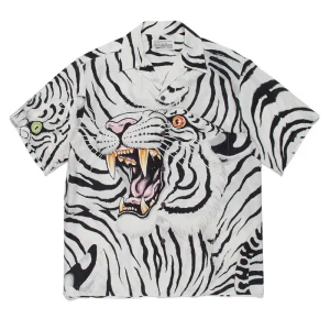 WACKO MARIA Kimura Takuya same style leopard snake print Hawaii seaside vacation men's and women's short-sleeved shirt tide – Image 5